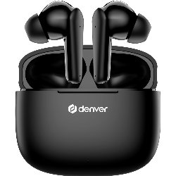 DENVER AURICULARES TWE48 NEGRO